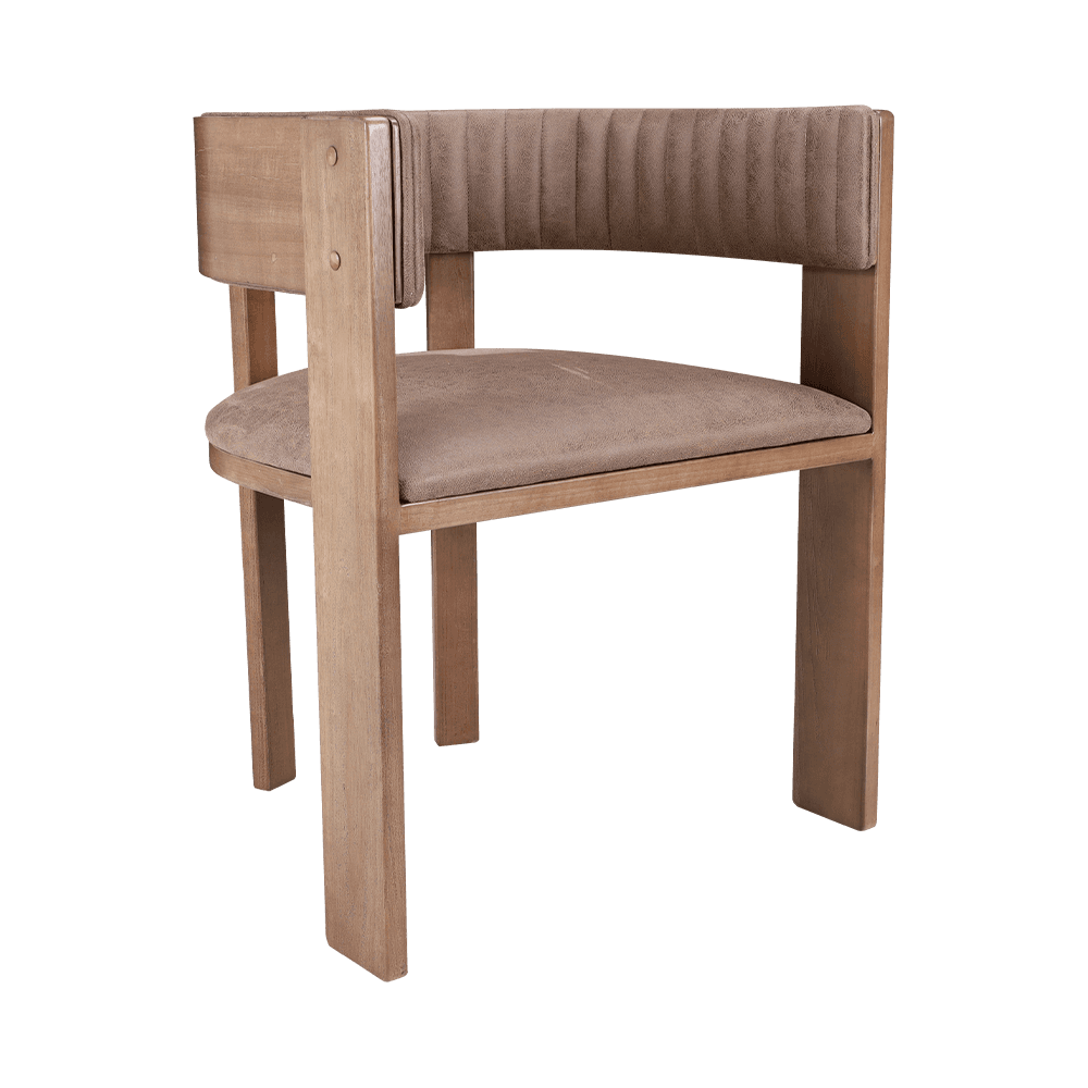 Polstret vintage massivtre spisesteder