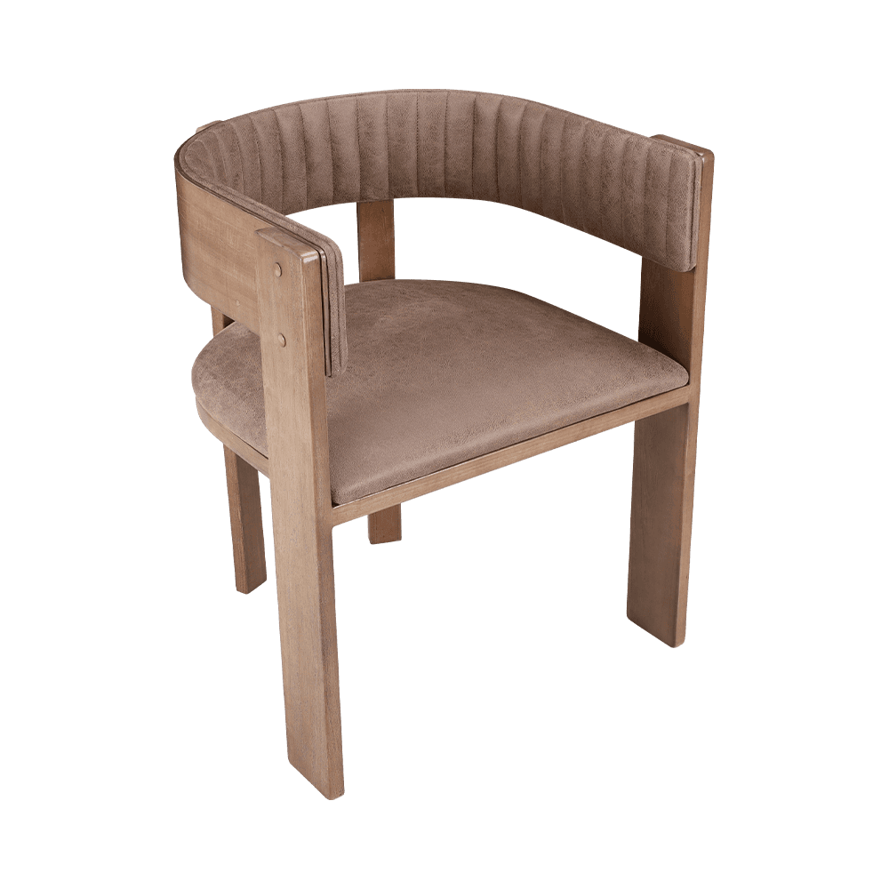 Polstret vintage massivtre spisesteder