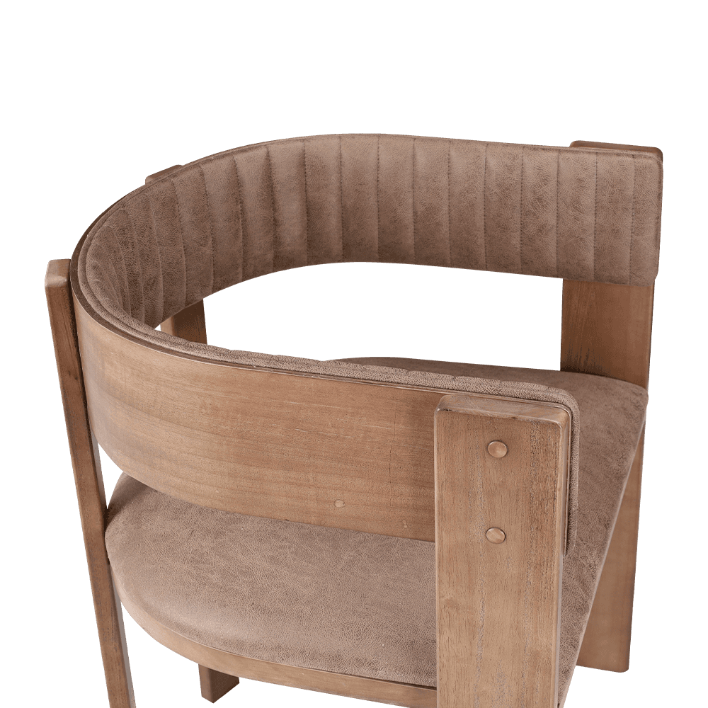 Polstret vintage massivtre spisesteder