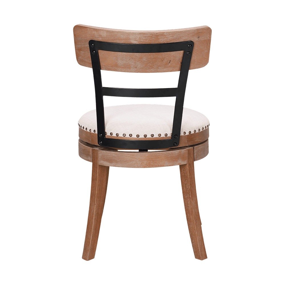 Rund pute massivtre spisesteder