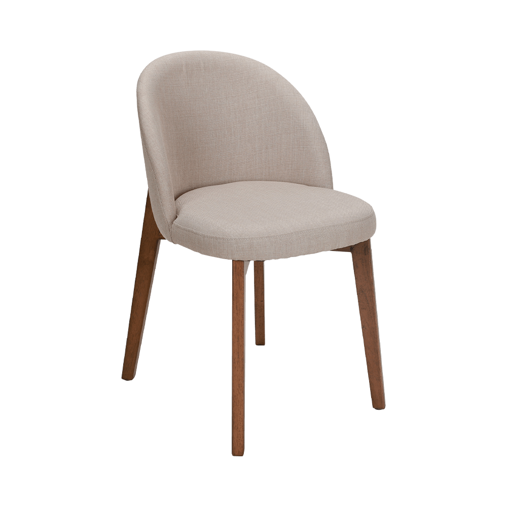 Armless massivtre spisestol