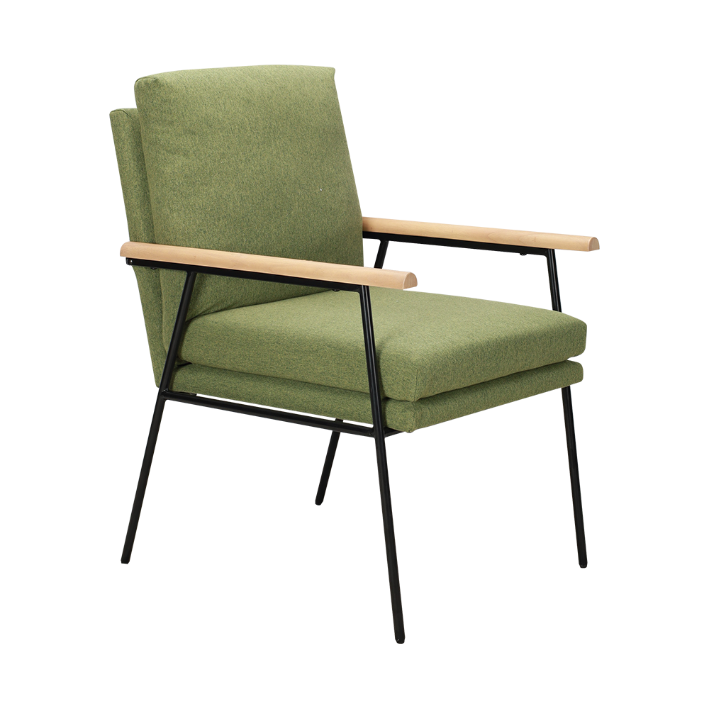 Jernramme med armlenes lounge stol